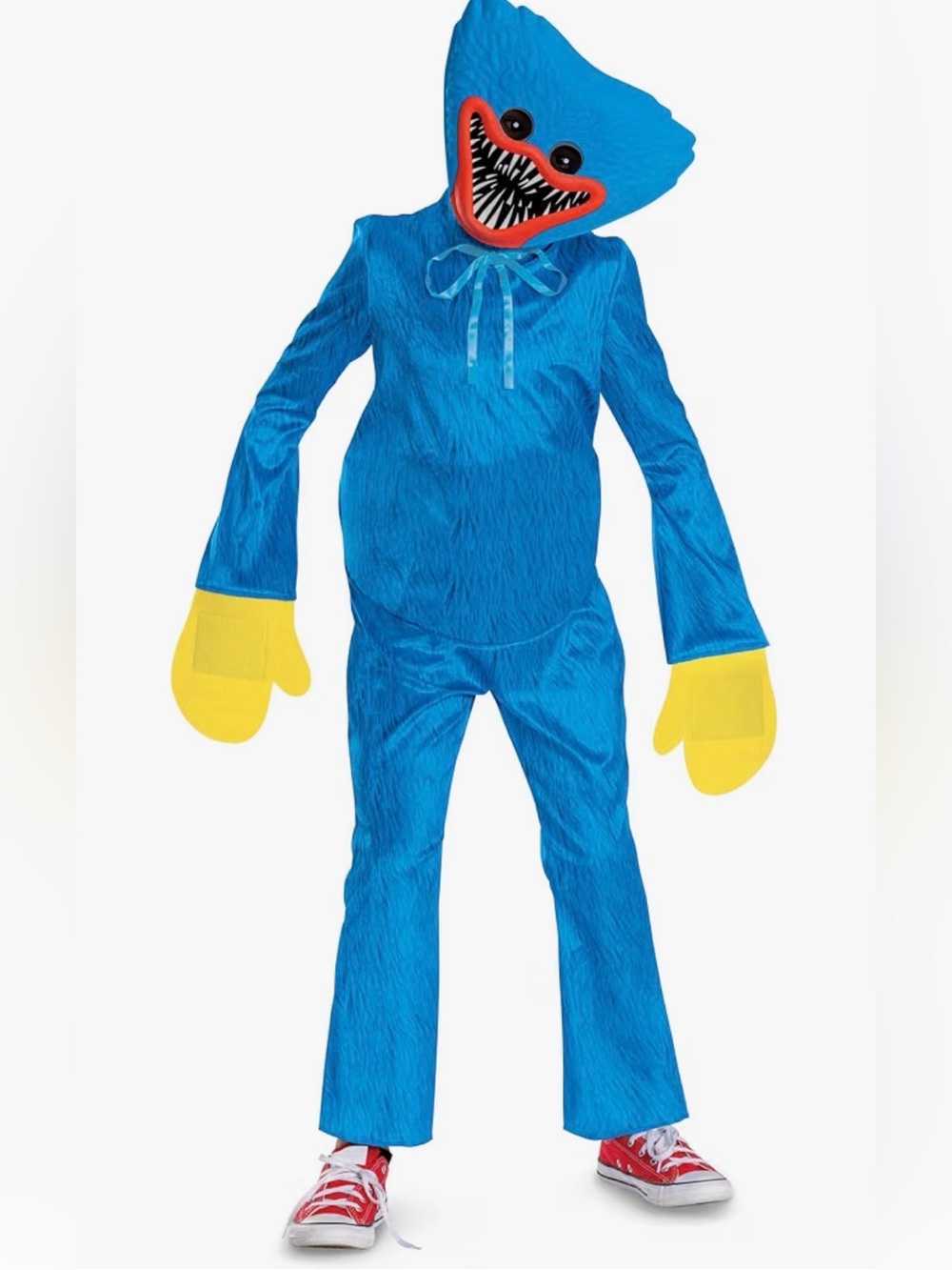 Huggy Wuggy Costume for Kids, Kid Size 10-12,Official Poppy Playtime Costume wi